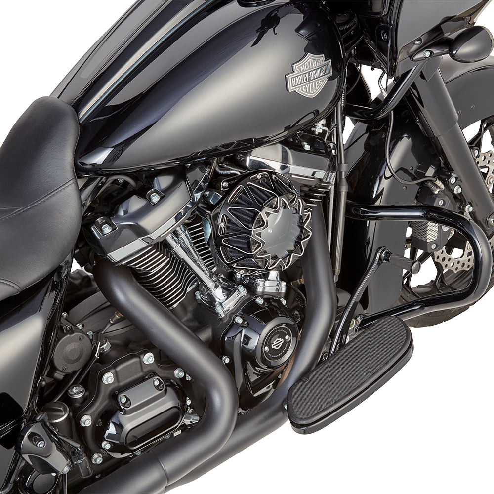 Arlen Ness #600-143 - Crossfire Air Cleaner, Contrast - 22-up RH975 Nightster