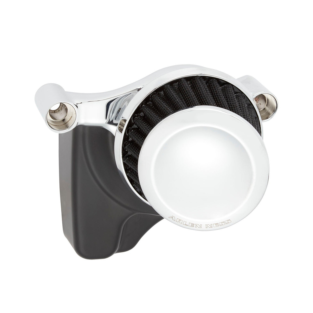 Arlen Ness #600-162 - Mini 22 Air Cleaner, Chrome - 22-up RH975 models