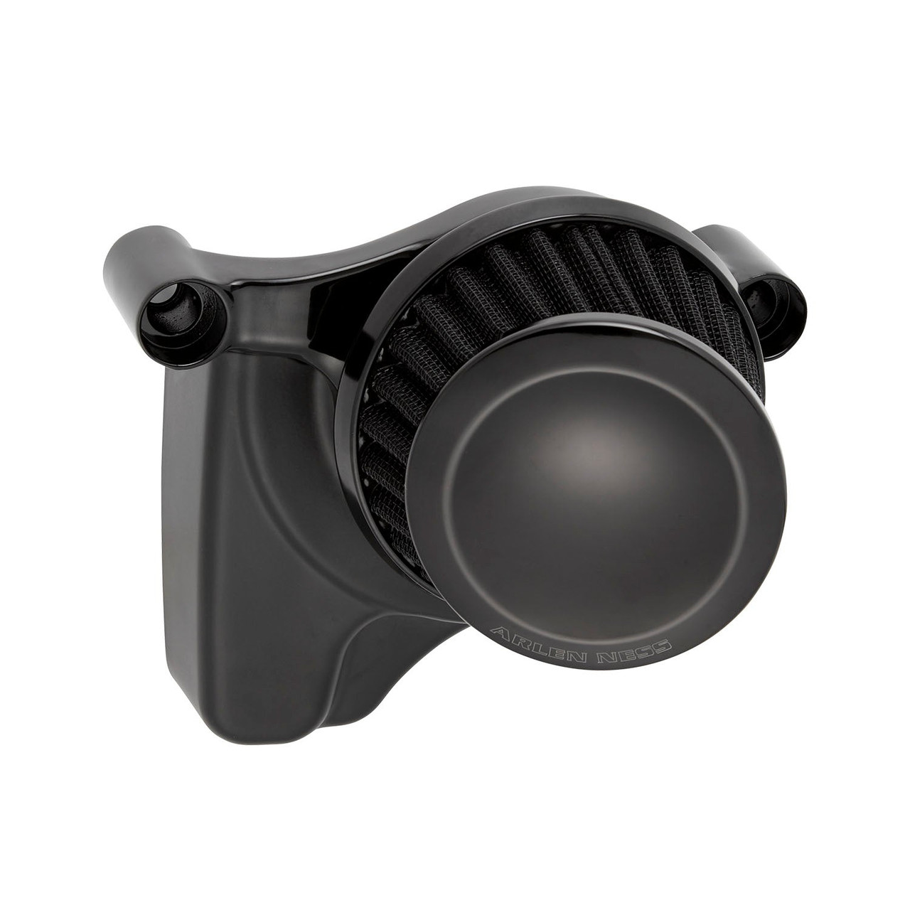 Arlen Ness #600-161 - Mini 22 Air Cleaner, Black - 22-up RH975 models