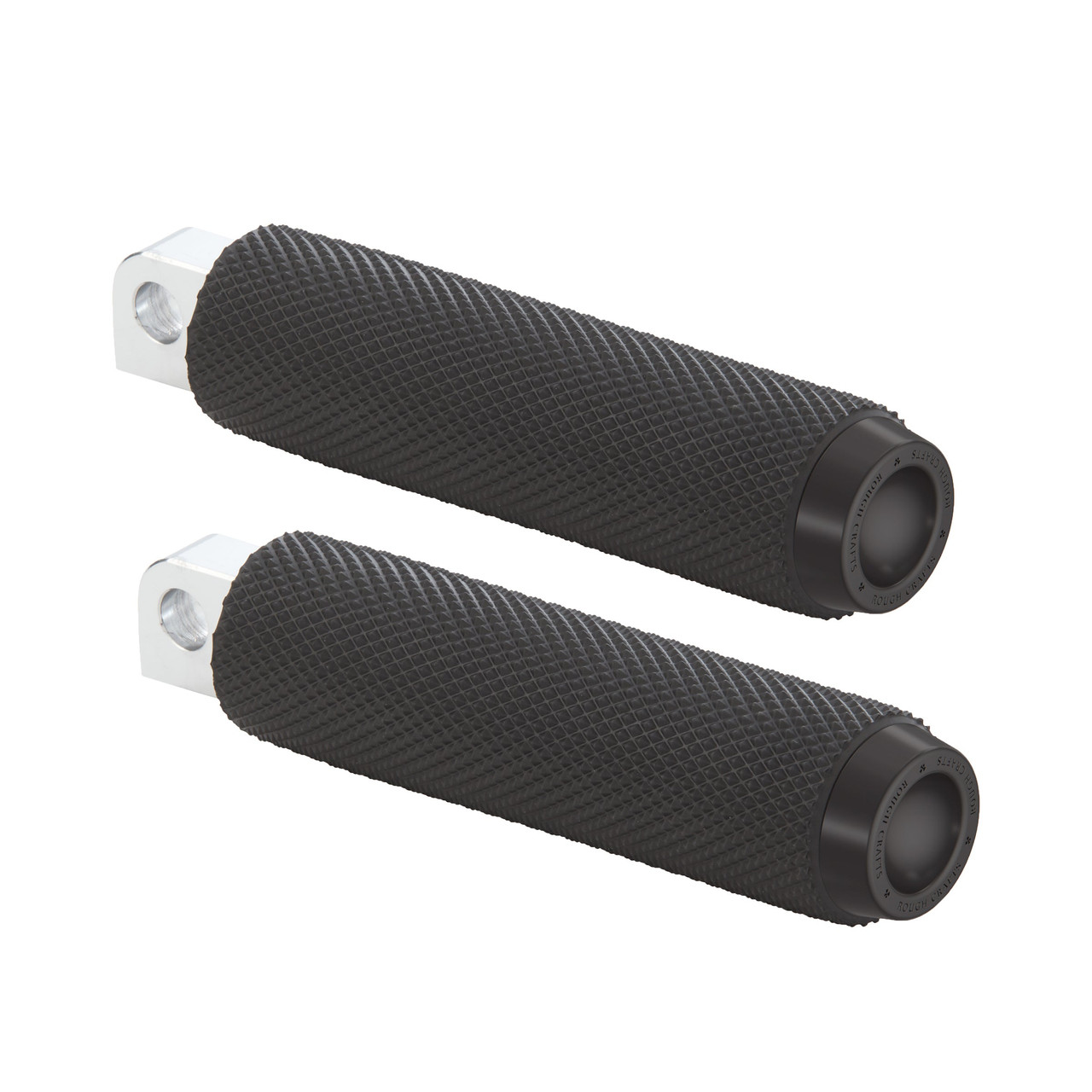 Arlen Ness #RC-400-000 - Rough Crafts® Footpegs, Black - Standard Male Mount