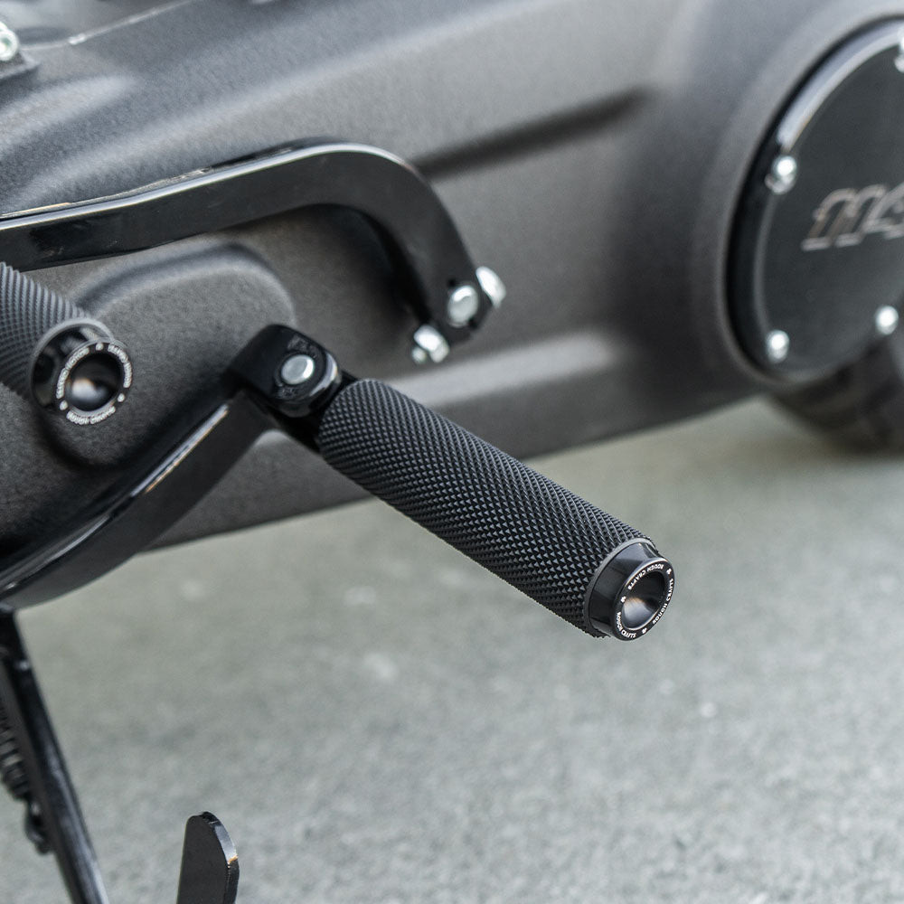 Arlen Ness #RC-400-004 - Rough Crafts® Footpegs, Black - 18-Softail Driver