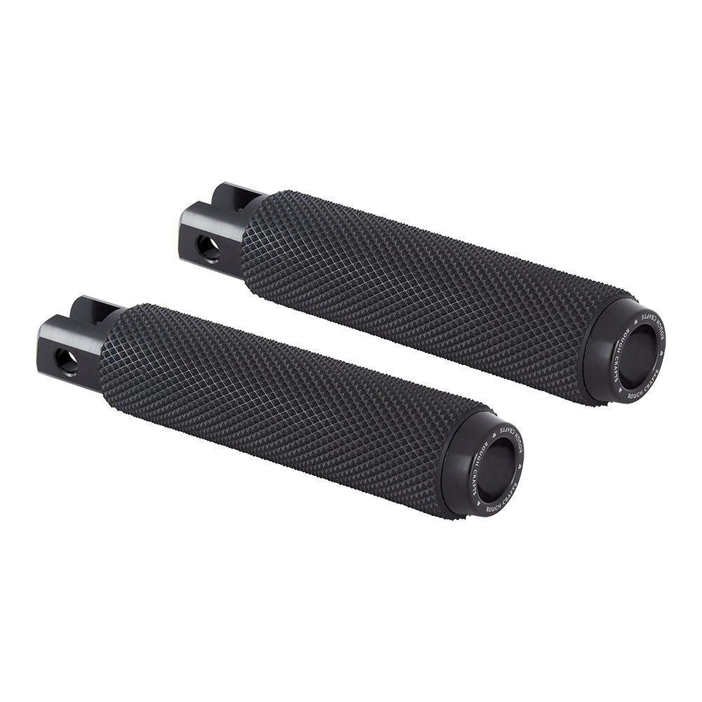 Arlen Ness #RC-400-006 - Rough Crafts® Footpegs, Black - 18-Softail Passenger