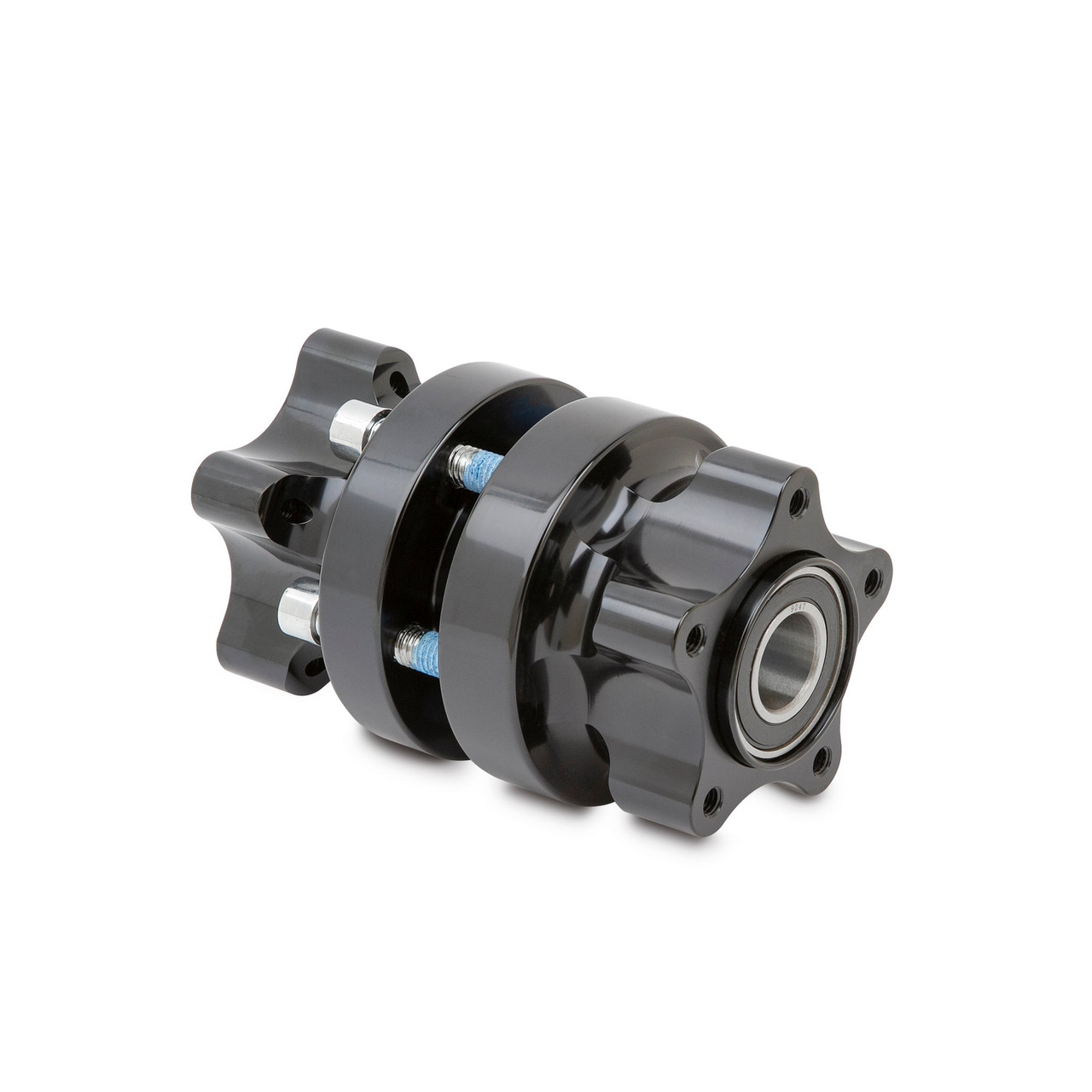 Arlen Ness #71-752 - Cartridge Hub Kit for Indian Rear Wheels, Black - 14-up Heavyweight (w/ TPMS)
