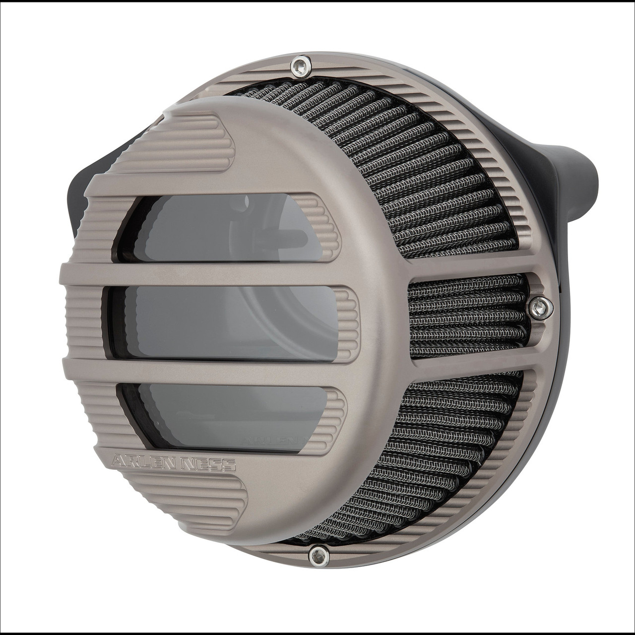 Arlen Ness #81-310 - SideKick Air Cleaner, Titanium - 08-16 Touring / 16-17 FLST & FXDLS (FBW)
