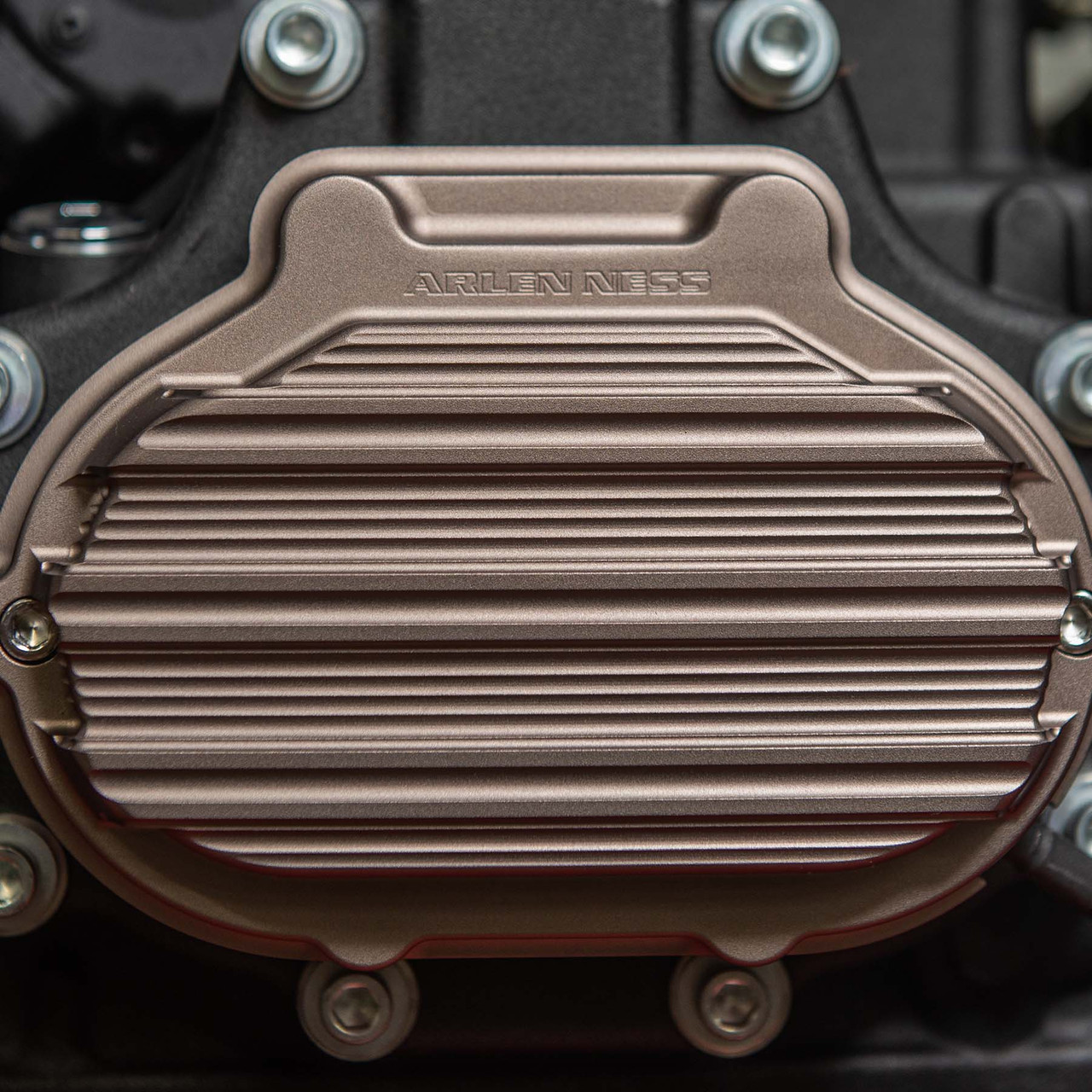 Arlen Ness #03-827 - 10-Gauge® Transmission Side Covers, Titanium - Hydraulic