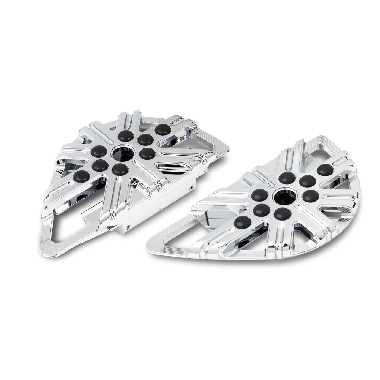 Arlen Ness #P-3005 - 10-Gauge® Passenger Floorboards for Indian®, Chrome