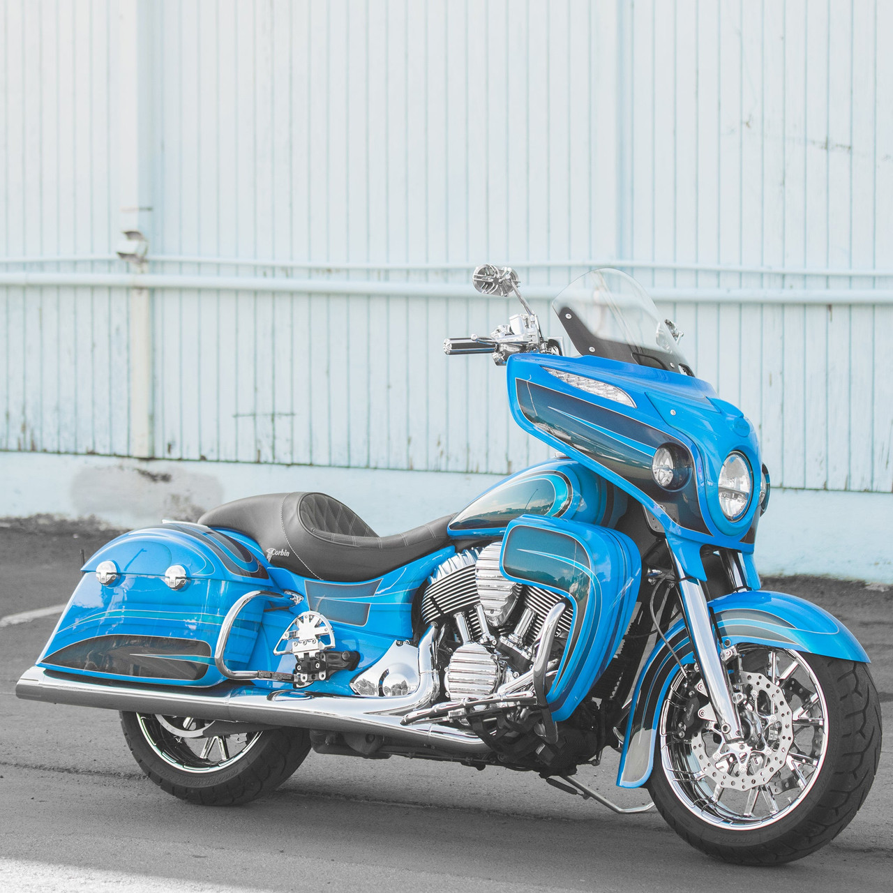 Arlen Ness #P-3013 - 10-Gauge® Floorboards for Indian®, Chrome
