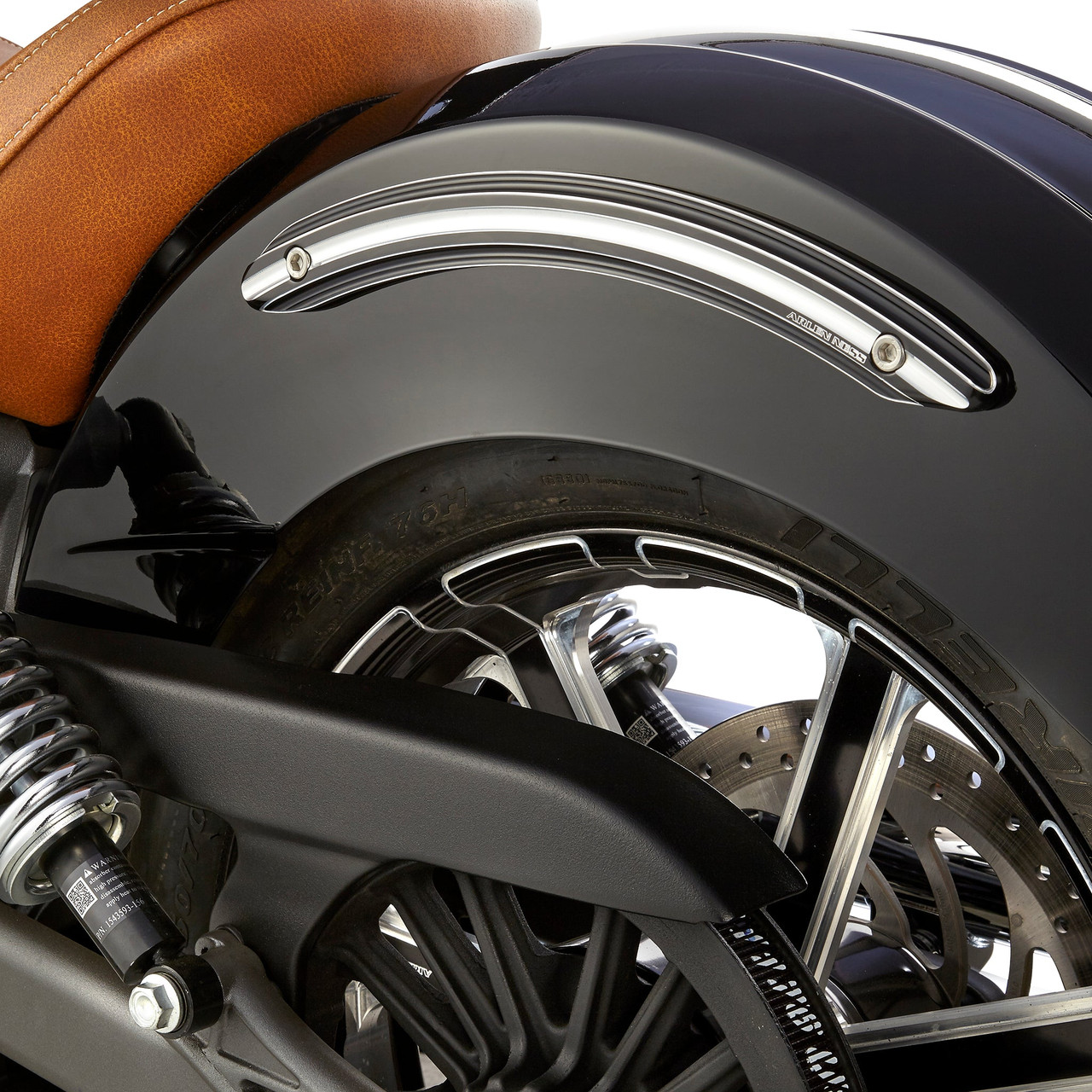 Arlen Ness #I-1156 - 10-Gauge® Fender Rails for Scout®, Black