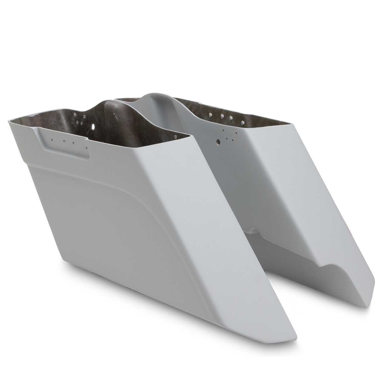 Arlen Ness #60-113 - Down-N-Out Stretched Saddlebags, Composite - 14-up FLT / Single