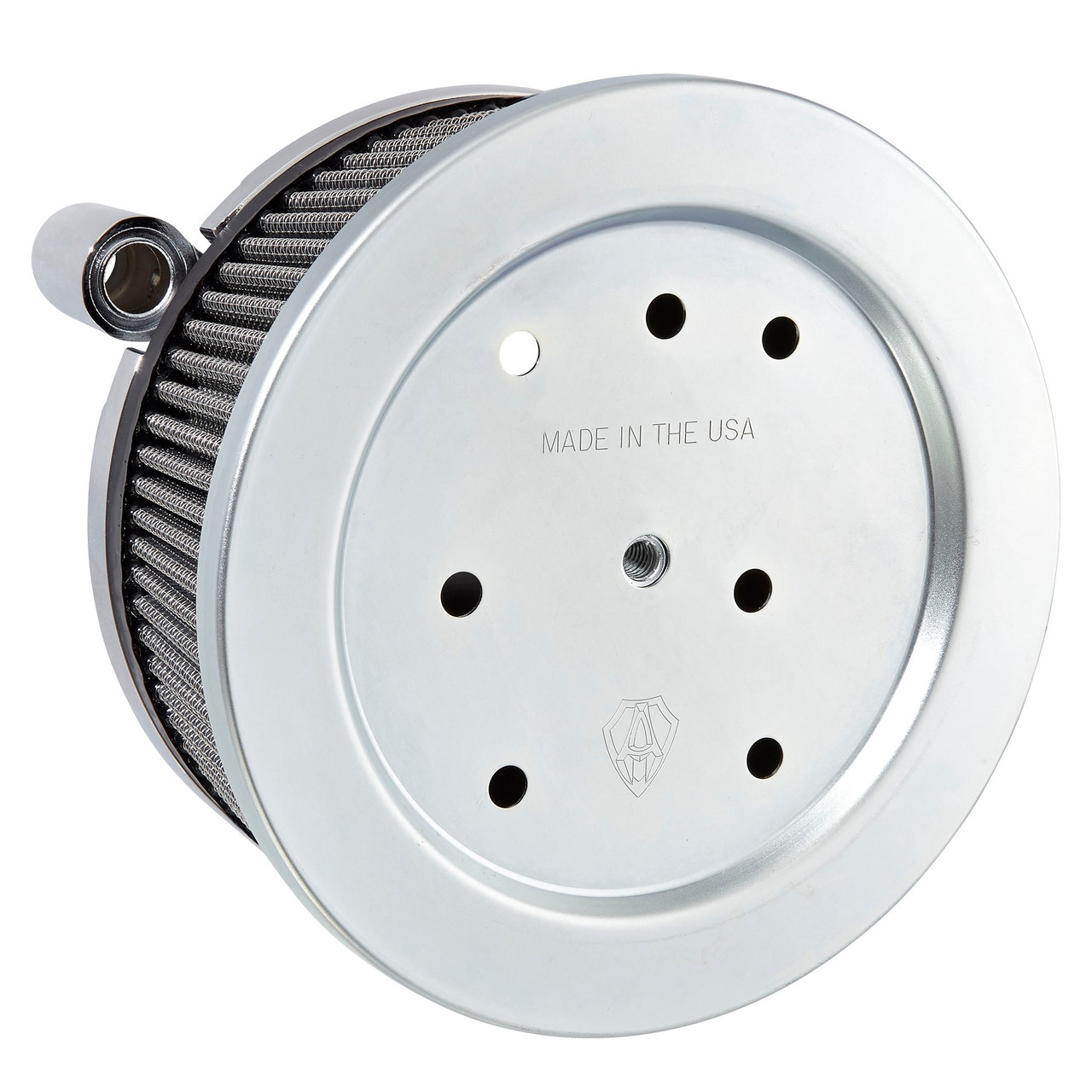 Arlen Ness #50-522 - Big Sucker™ Stage 2 Air Cleaner - Chrome / Black cotton /Stainless steel jacket / 99-01 FI FLT (Fuel Injected)