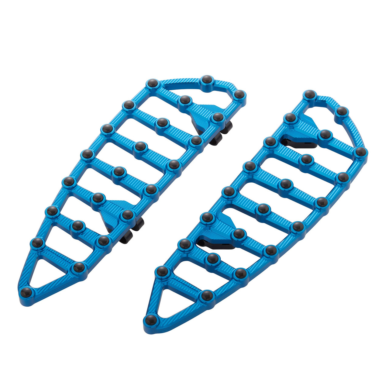 Arlen Ness #410-009 - Ness-MX Floorboards, Blue - 18-up FL Softail