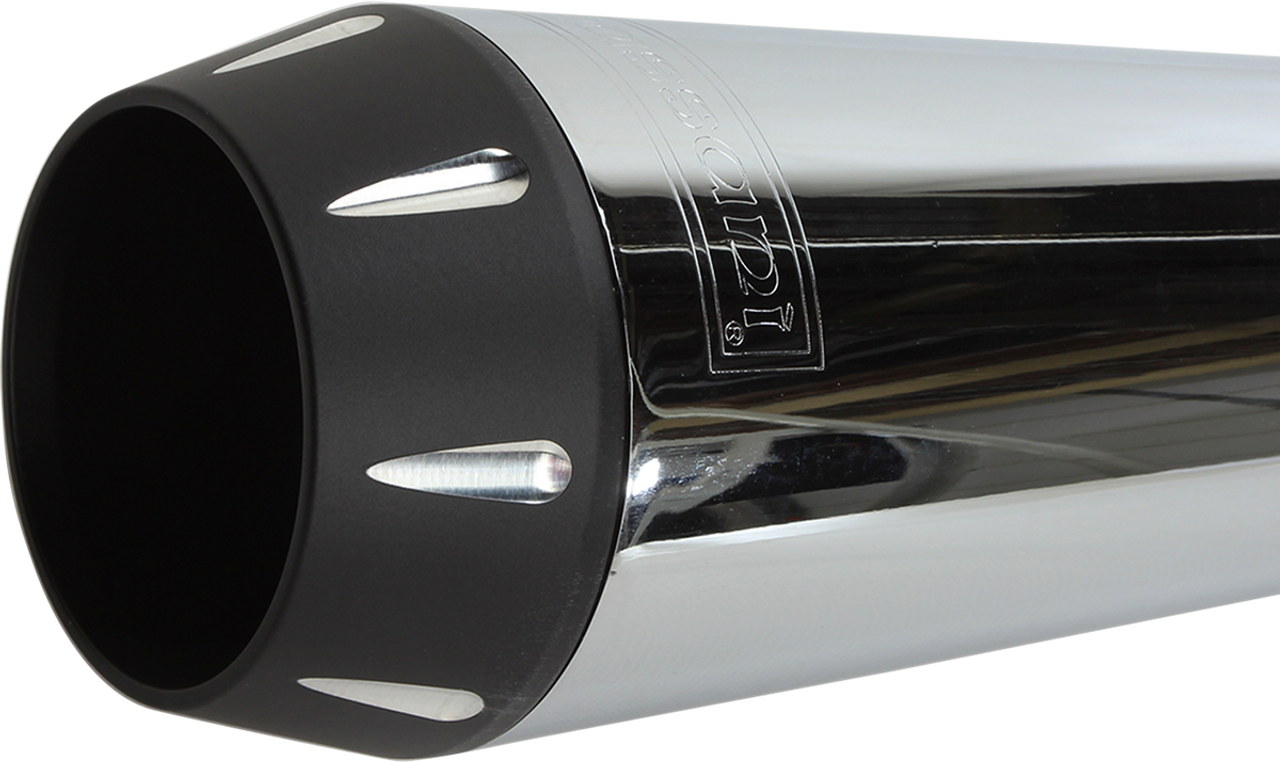 2:1 Exhaust - Black - Megaphone - Long - 91-05 FXD