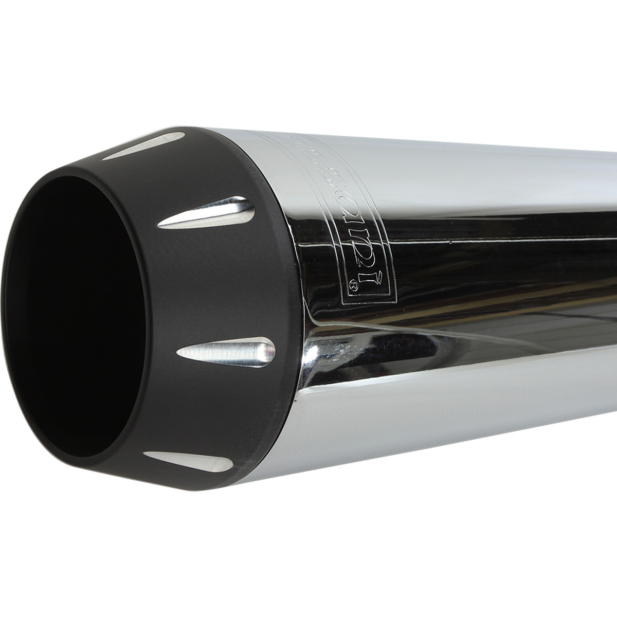 Bassani Xhaust #13311R - 2:1 Exhaust - Chrome - Megaphone - Long - '91-'05 FXD