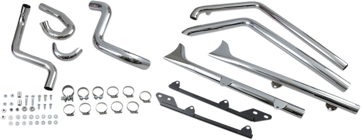 Bassani Xhaust Fishtail Exhaust - 30" - Softail (#1S26E-30)