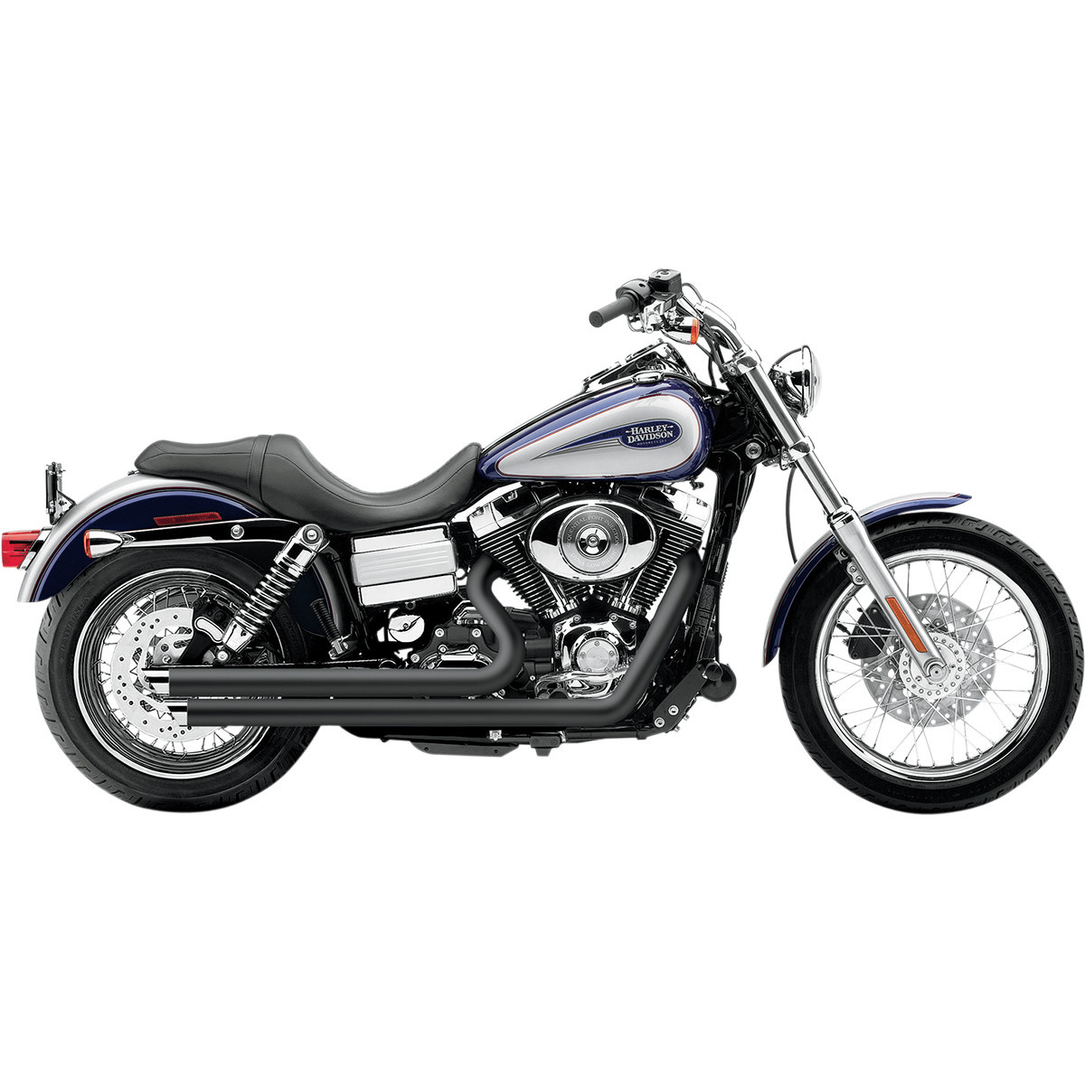 Cobra #6858B - Speedster Slashdown Exhaust - Dyna '12-'17