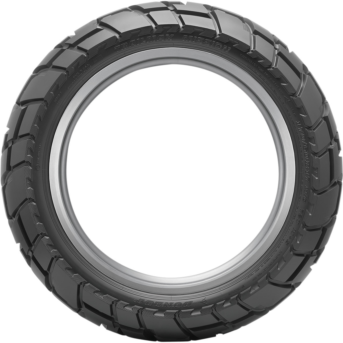 Dunlop #45235158 - Tire - Trailmax Mission - Rear - 140/80B18 - 70T