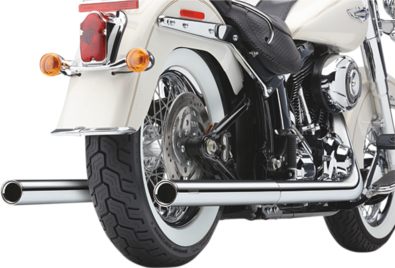 True Dual Exhaust - Billet Tip - 86-06 Softail