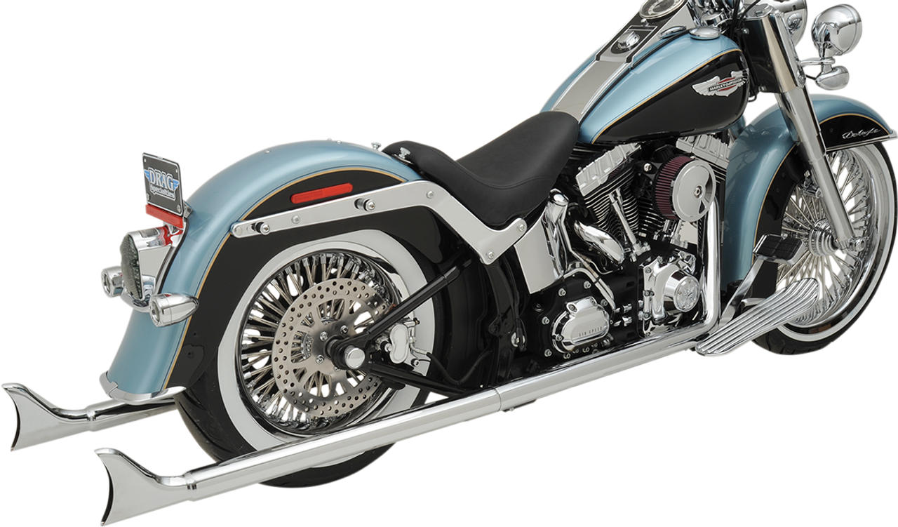 Fishtail Exhaust - 36" - Softail