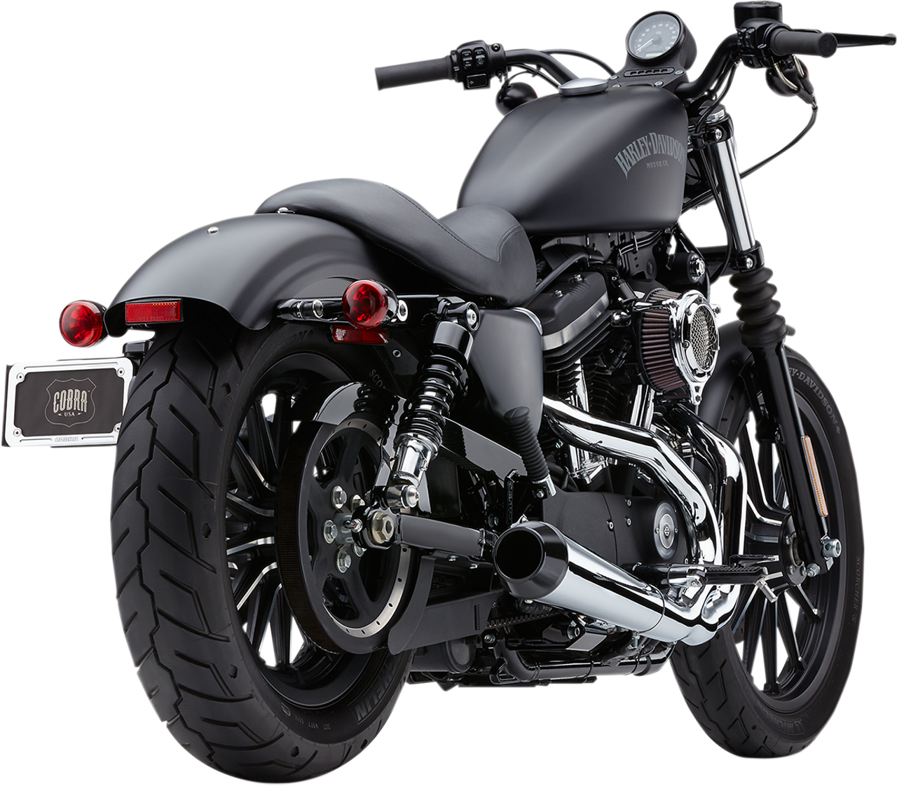 Cobra #6473 - 4" El Diablo Exhaust - Chrome