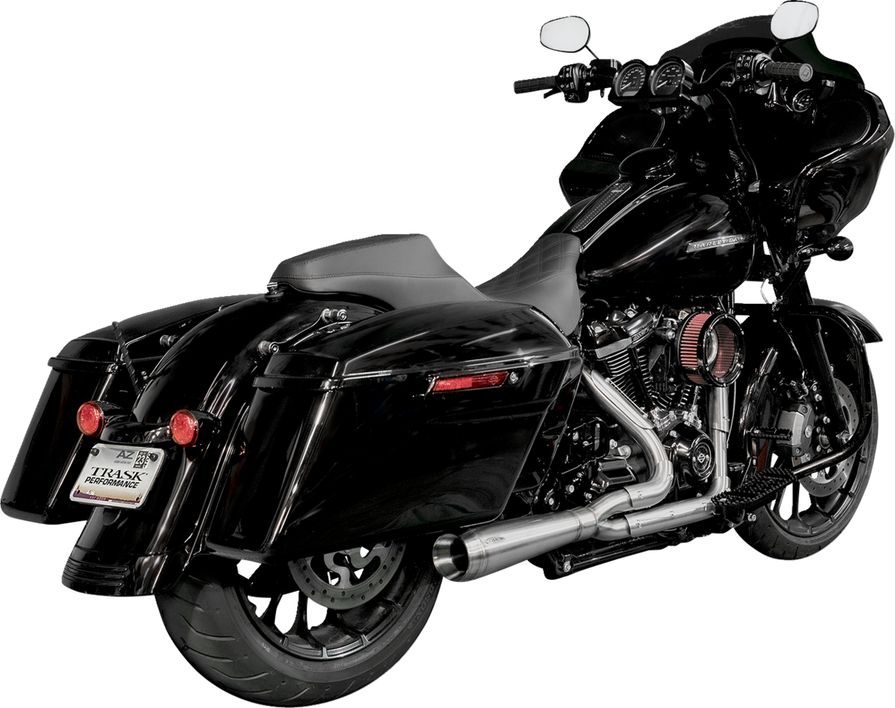 Assault 2:1 Exhaust - Full Stainless - Straight - 17-20 Touring