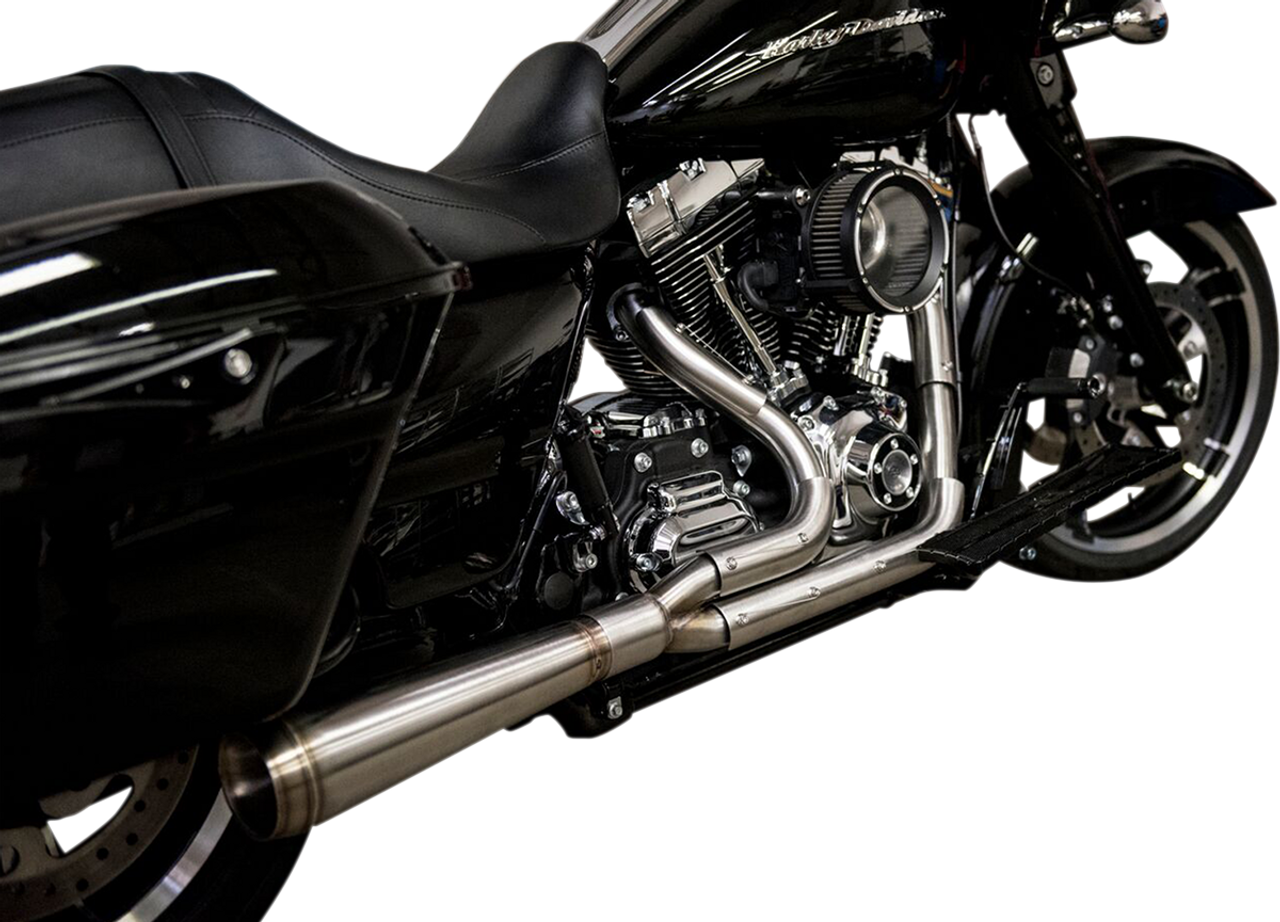 Assault 2:1 Exhaust - Full Stainless - Straight - 17-20 Touring