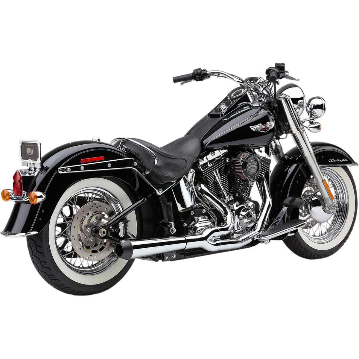 Cobra #6483 - El Diablo Exhaust - Chrome - '12-'17 Softail