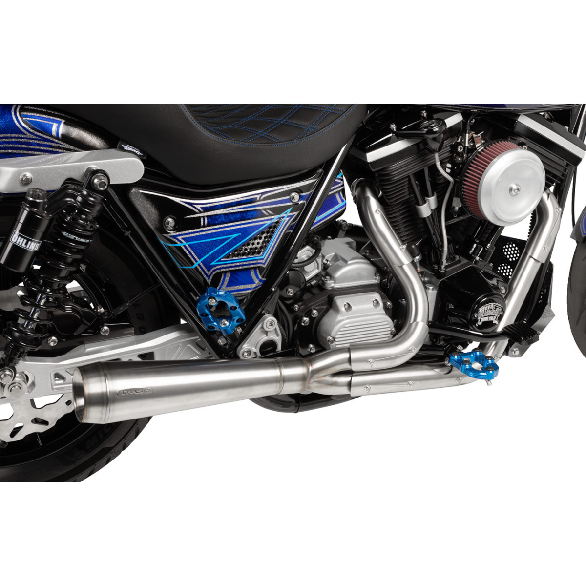 Trask #TM-5030 - Assault 2:1 Exhaust - Full Stainless - '84-'00 FXR