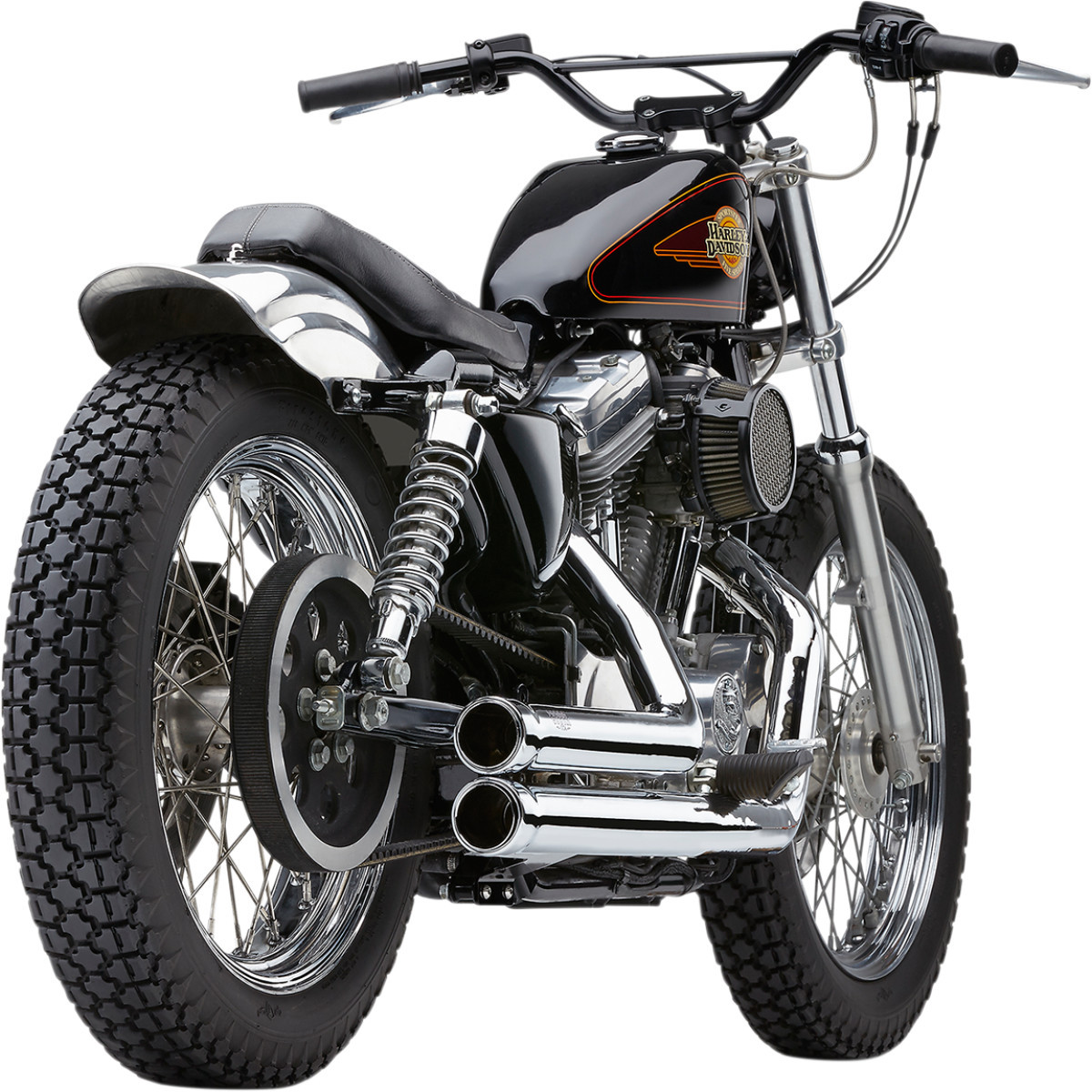 Cobra #6701 - 909 Exhaust - Chrome - '86-'03 XL