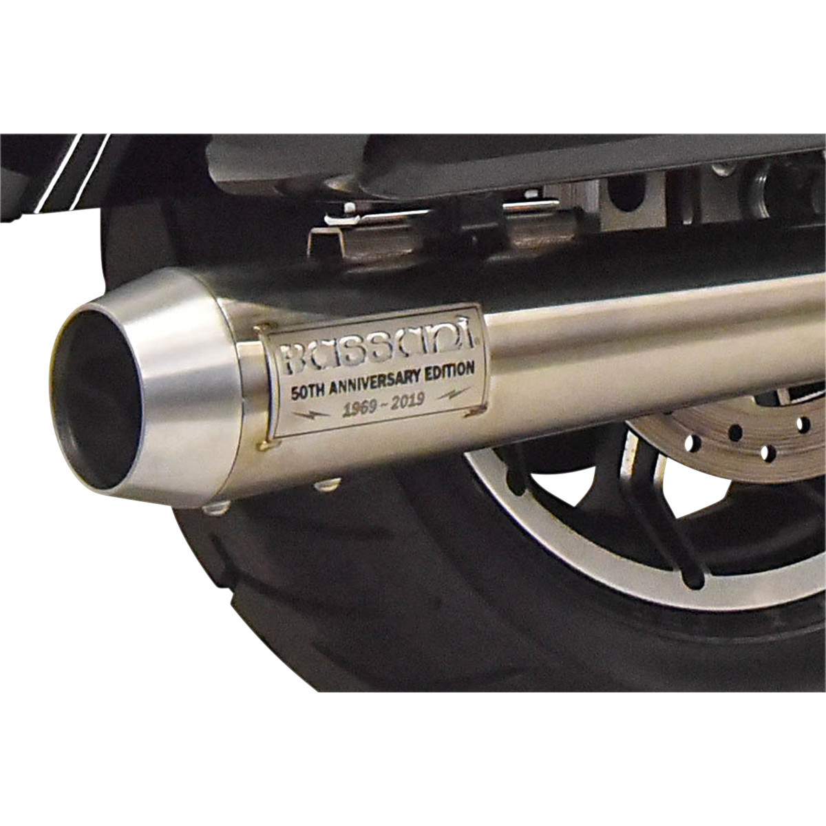 Bassani Xhaust #1F50SS - 2-into-1 50th Anniversary Road Rage III Exhaust System - Stainless Steel - M8 FL