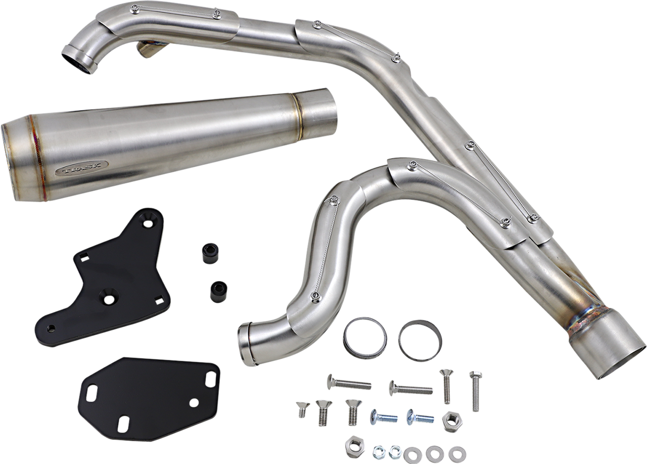 Trask #TM-5052 - 2-into-1 Assault Exhaust System - Stainless