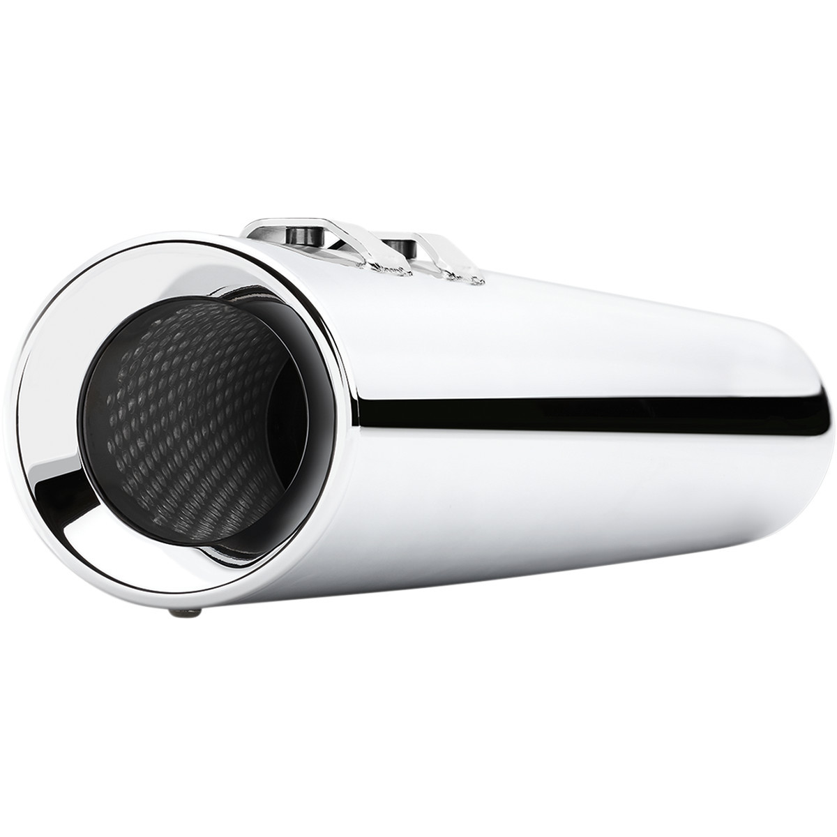 Cobra #6215 - Powr-Flo Slip-On Mufflers - Chrome - '95-'16 FL