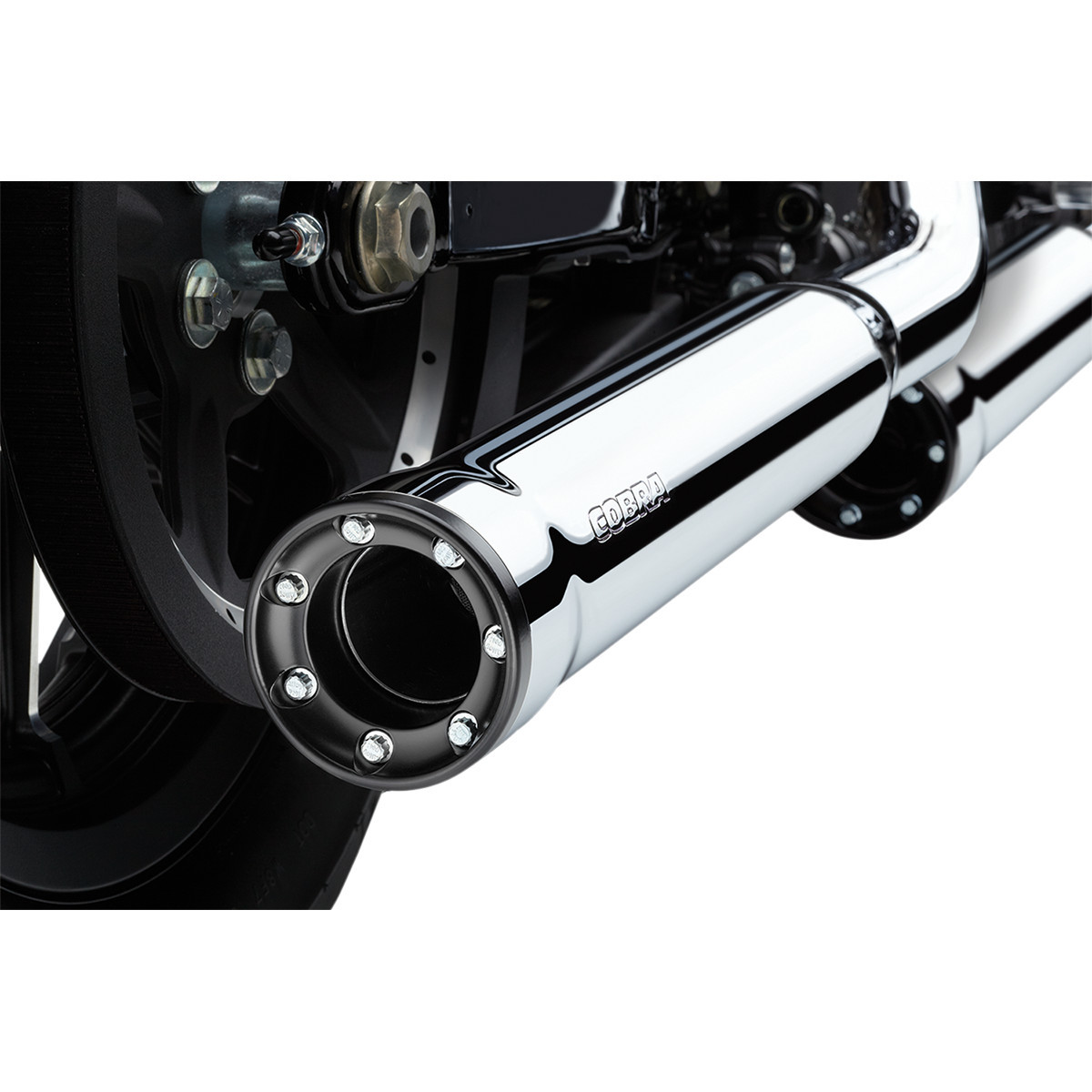 Cobra #6081 - 3" RPT Mufflers - Chrome