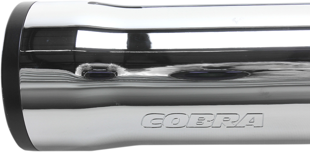 Cobra #6054 - 3" RPT Mufflers for '00-'06 Softail - Chrome