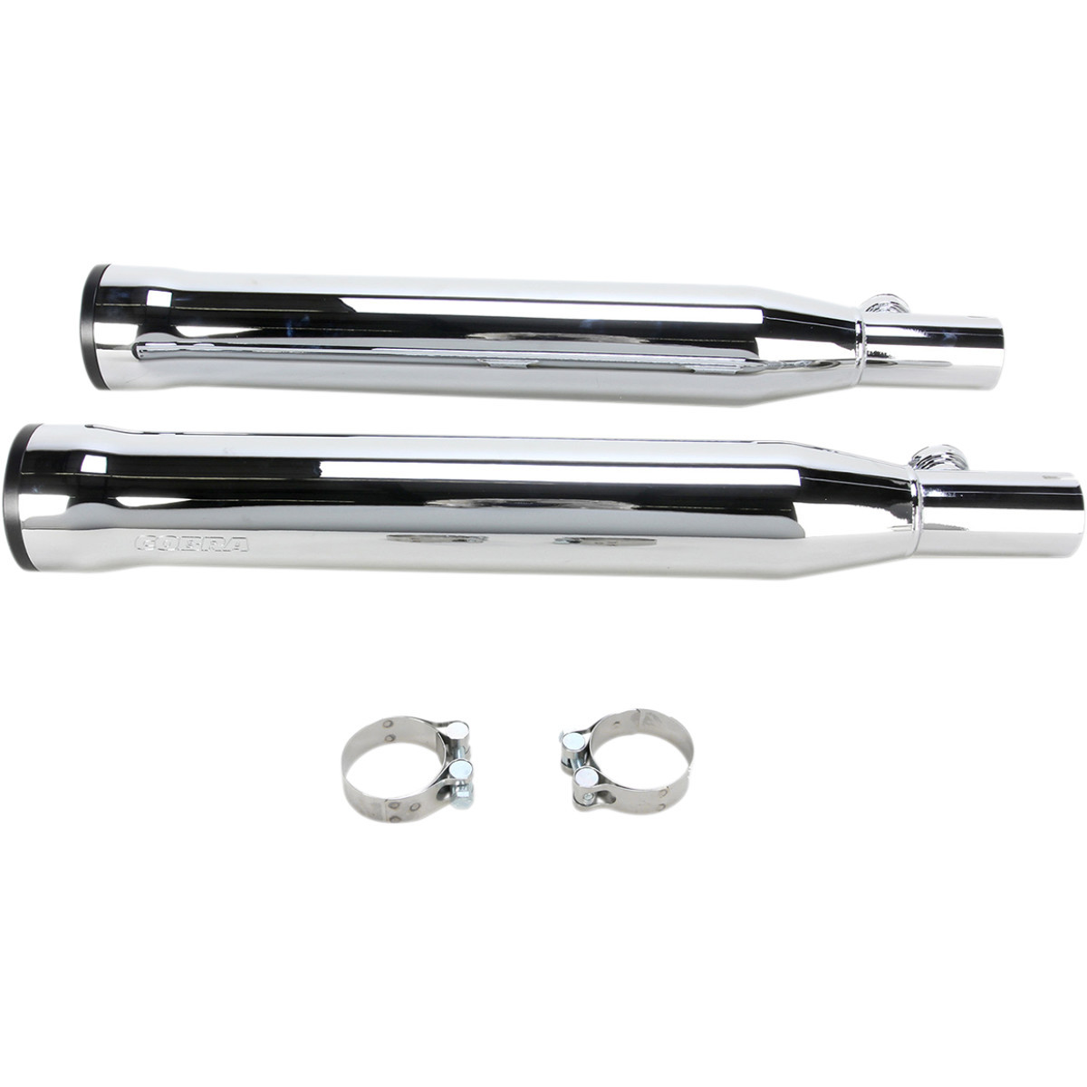 Cobra #6054 - 3" RPT Mufflers for '00-'06 Softail - Chrome