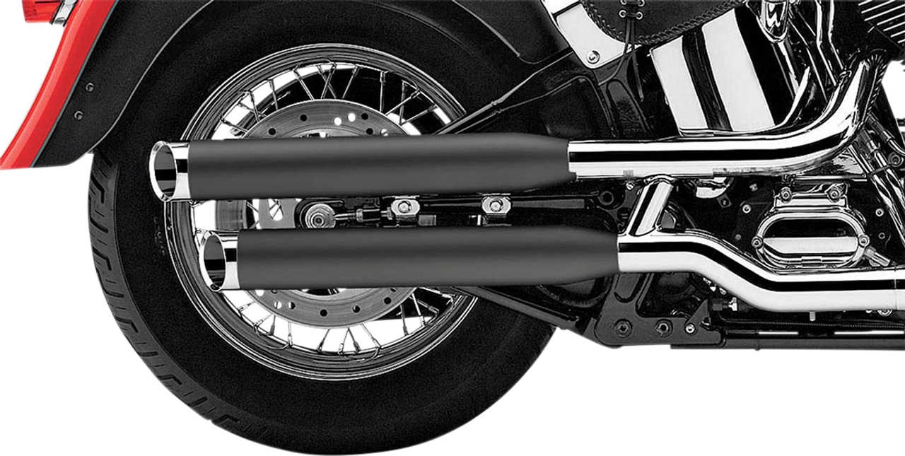 Black Slashcut Mufflers