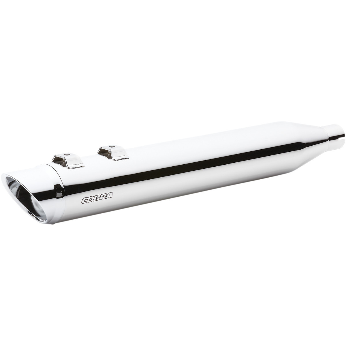 Cobra #6301 - Tri Glide Mufflers - Chrome