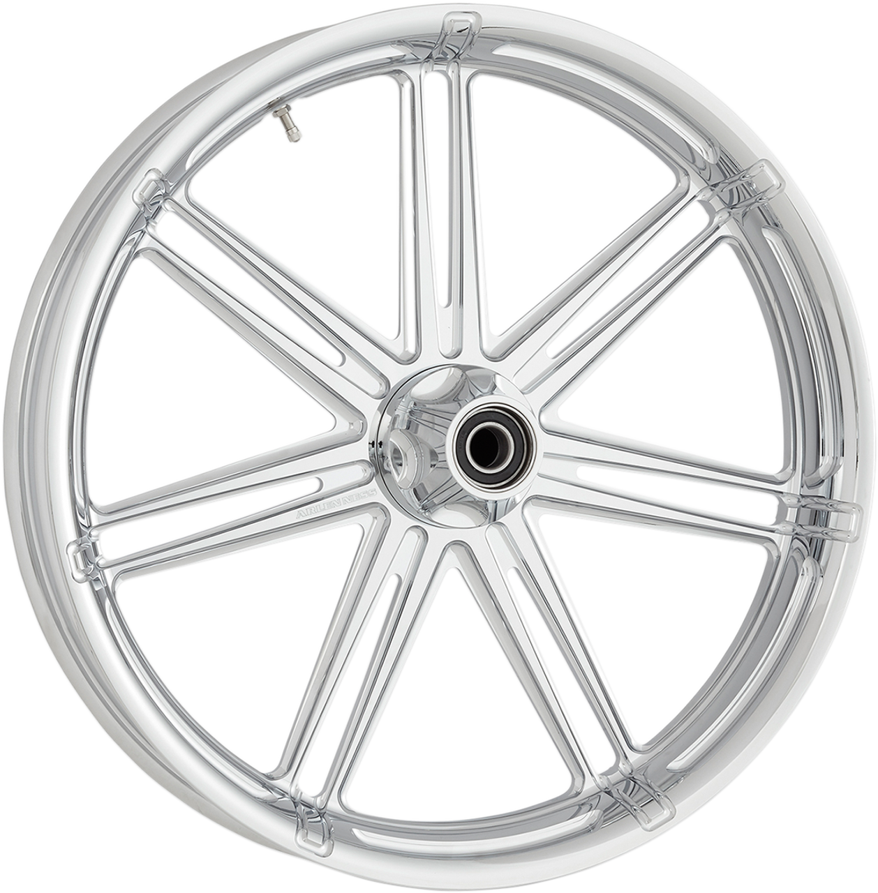 Arlen Ness #10302-204-6008 - Wheel - 7-Valve - Front - Dual Disc/With ABS - Chrome - 21x3.5