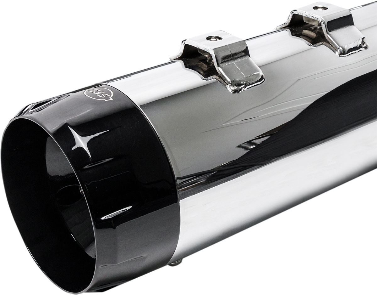 S&S Cycle #550-0664 - 4-1/2" MK45 Performance Mufflers - Black Thruster