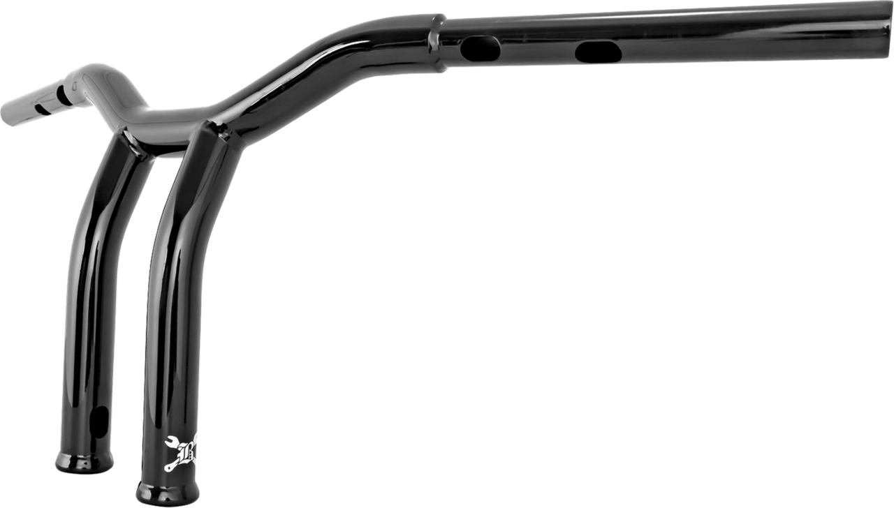 Burly Brand #B12-6081B - Dominator Handlebar - Touring/Softail - 10" - Black