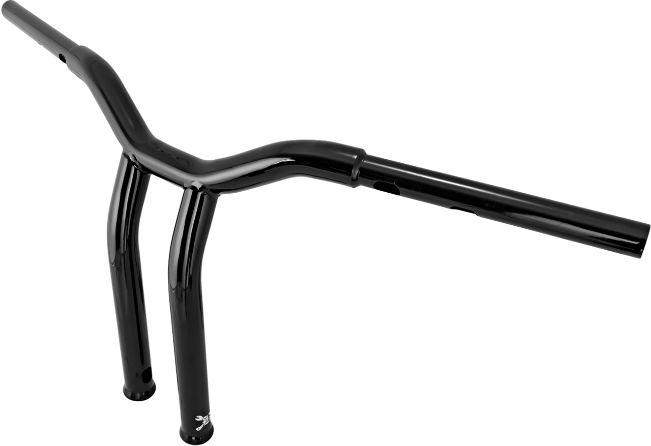 Burly Brand #B12-6082B - Dominator Handlebar - Touring/Softail - 12" - Black
