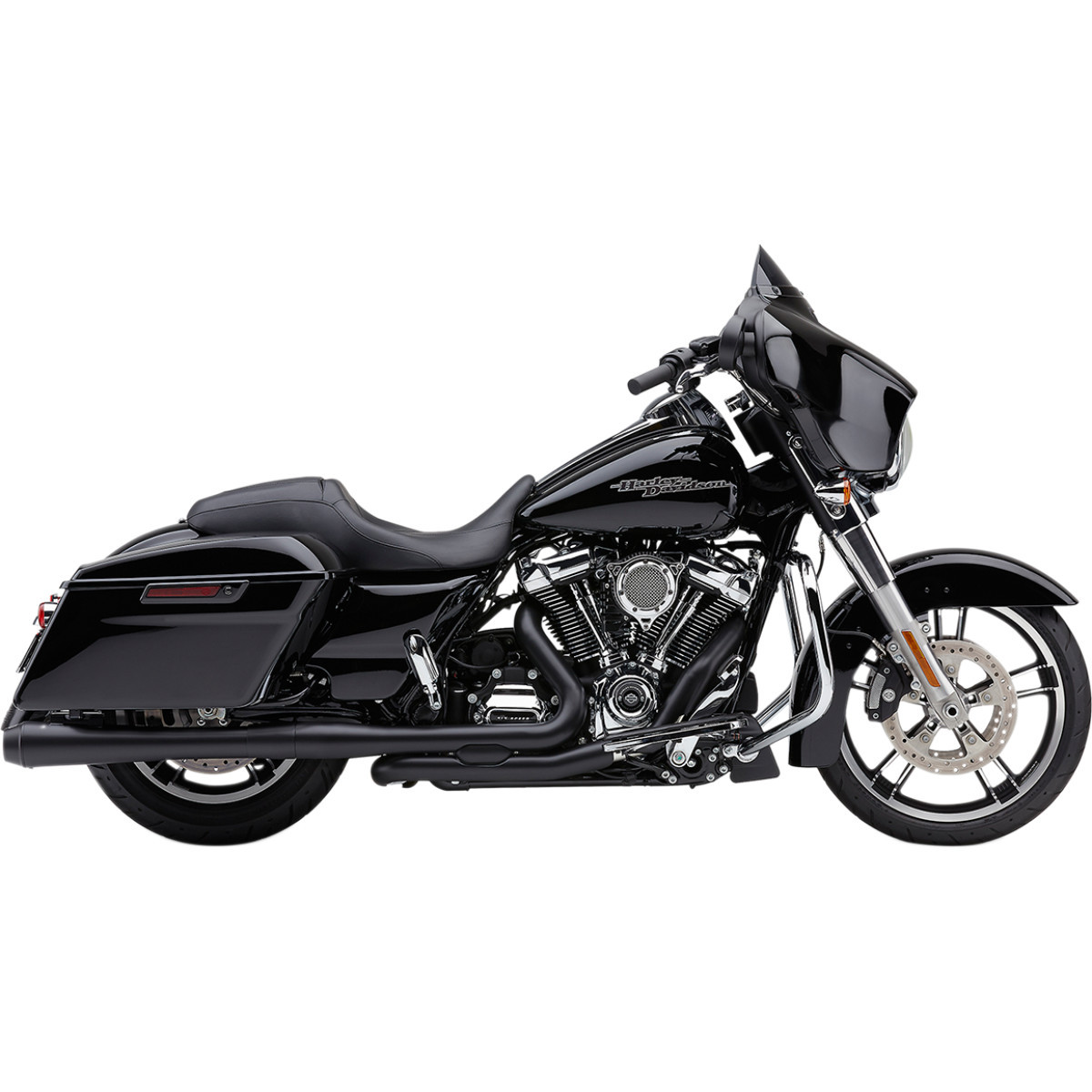 Cobra #6208RB - El Diablo Slip-On Mufflers - 4" - FL - Black