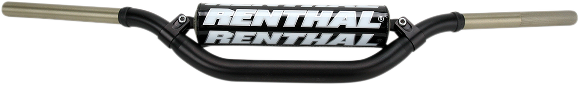 Renthal #918-01-BK-02-185 - Twinwall® Handlebar - 918 - Ricky Johnson/CR High - Black