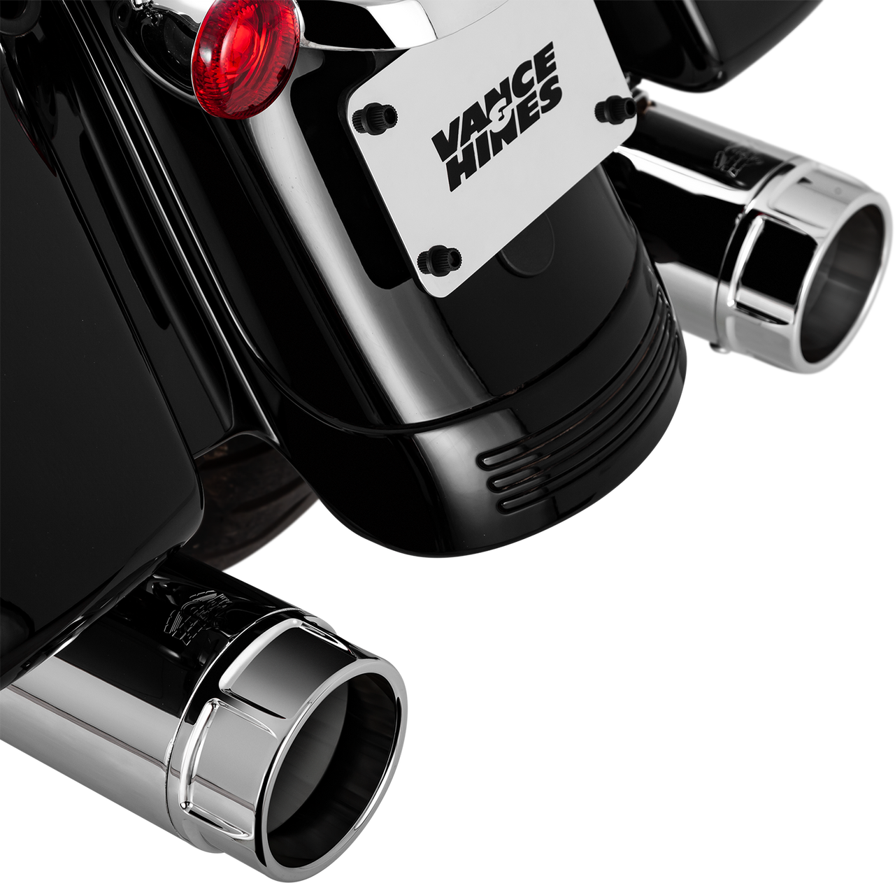 Vance & Hines #16674 - 4-1/2" Torquer Slip-On Mufflers - Chrome