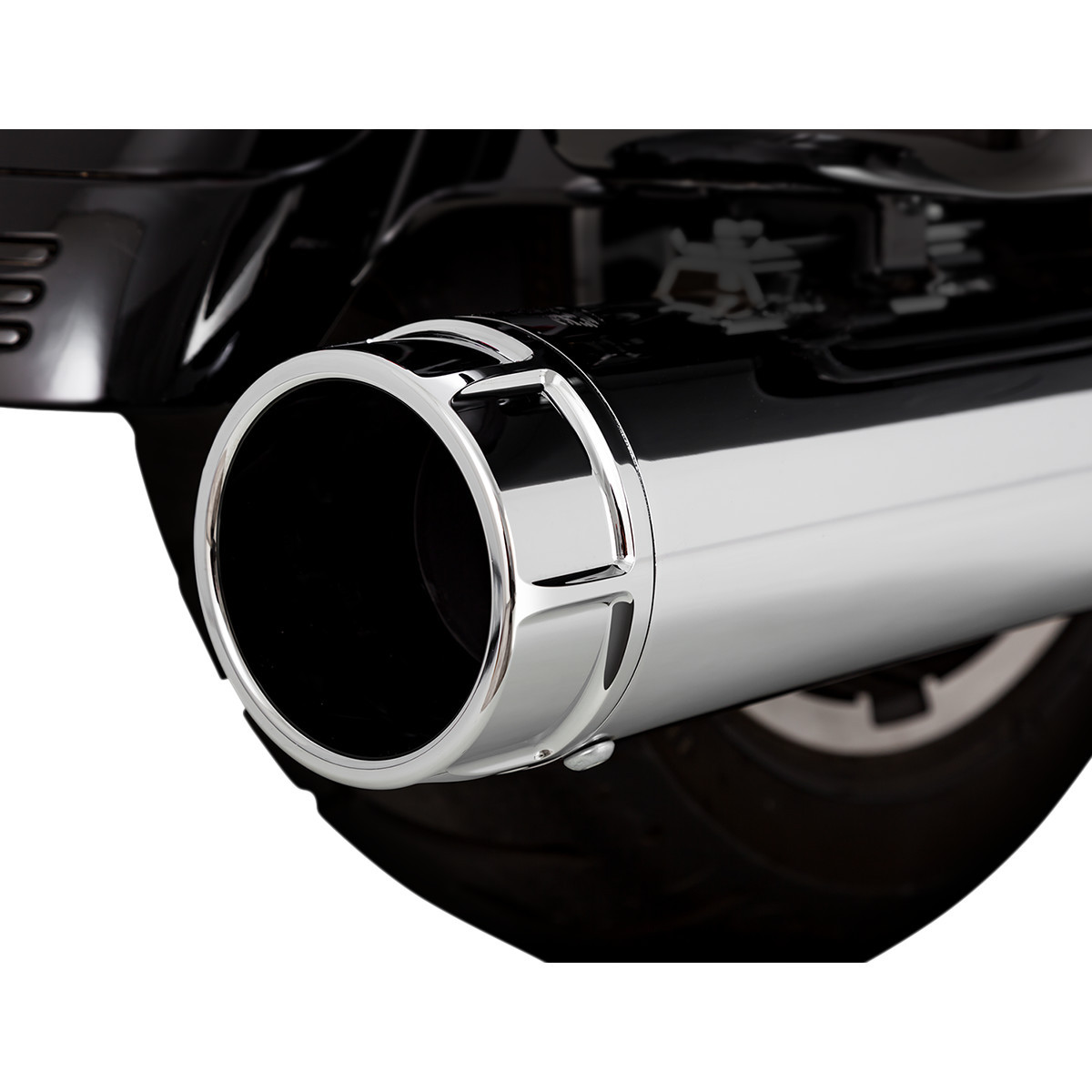 Vance & Hines #16674 - 4-1/2" Torquer Slip-On Mufflers - Chrome