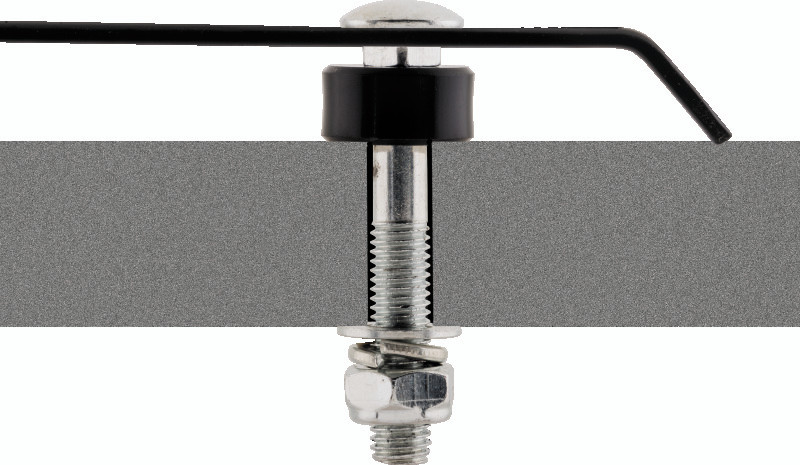 BikeMaster 152453 BikeMaster Heavy Duty Wheel Chock - Silver