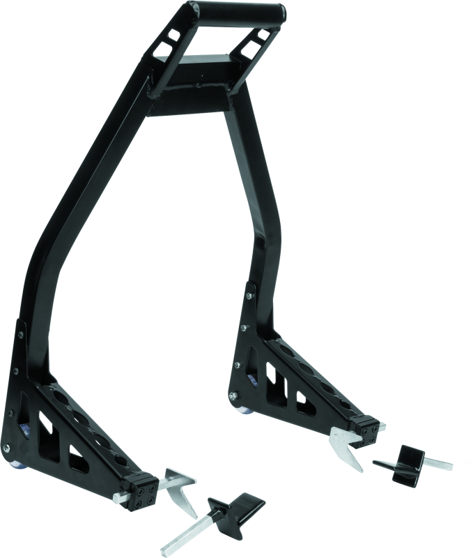 BikeMaster 152421 BikeMaster Universal Aluminum Stand - Rear - Black