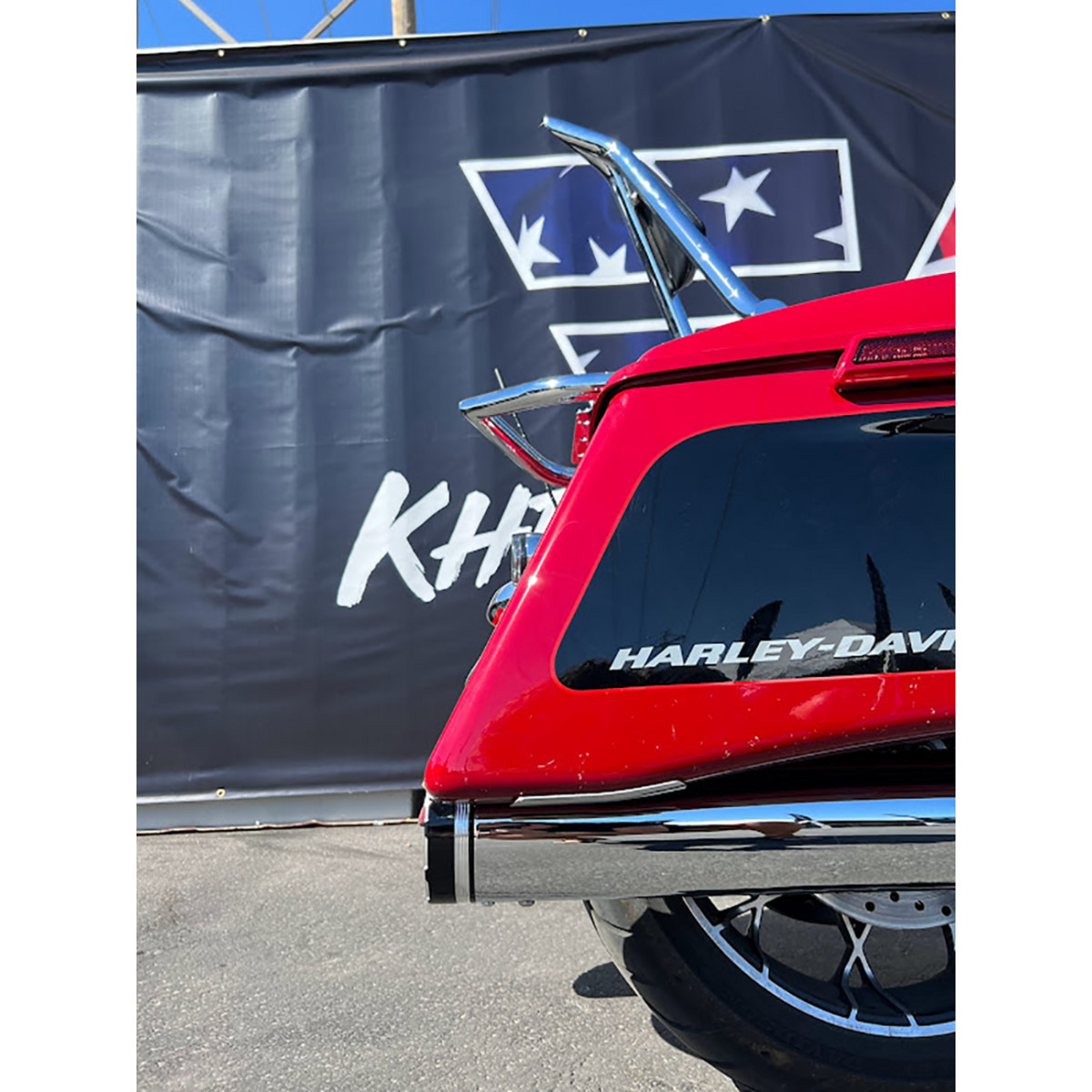 Khrome Werks #202735 - 4-1/2" HP-Plus® Slip-On Mufflers - Chrome with Tracer - Touring