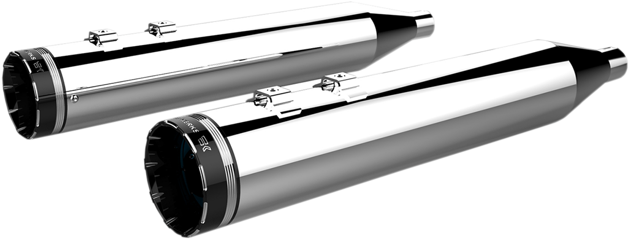 Mufflers - Chrome with Tracer Tip