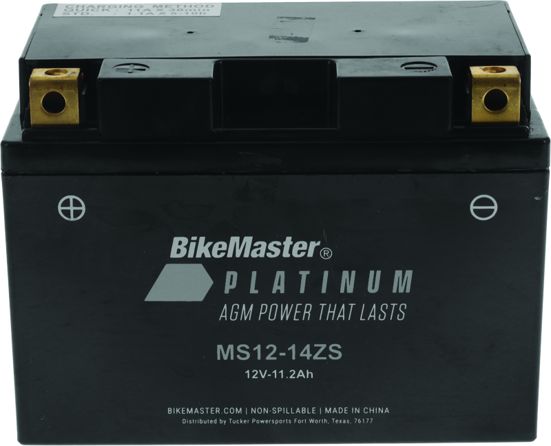 BikeMaster 780716 BikeMaster AGM Battery - MS12-14ZS