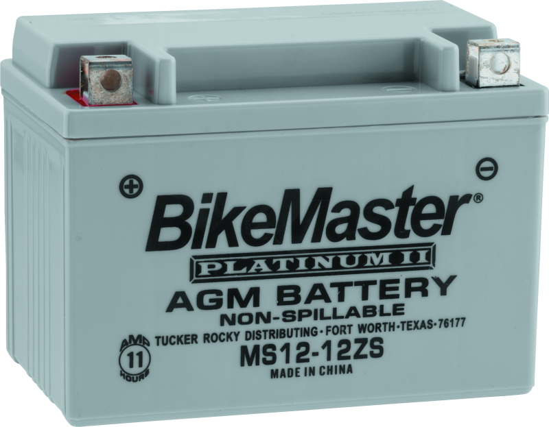 BikeMaster 780709 BikeMaster AGM Battery - MS12-12ZS